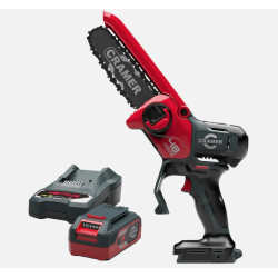 KIT DE MINI-MOTOSIERRA DE 48V (INCL 1x2Ah, CARGADOR DE UNA RANURA, BOLSA SUAVE) C